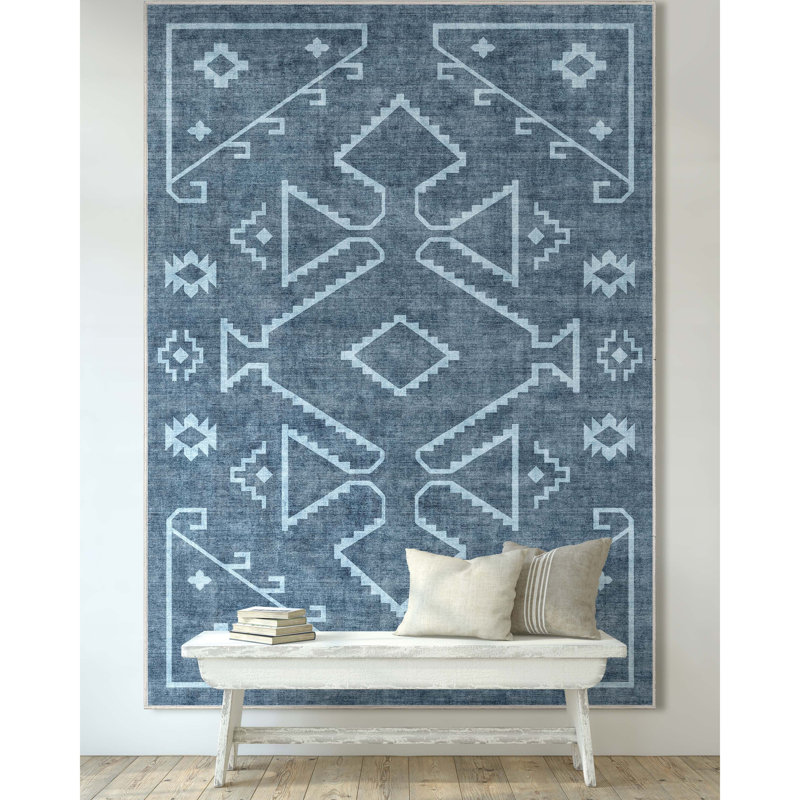 Tapis tissé à plat Kehr Bottineau, Rectangle 3 pi 3 po x 5 pi