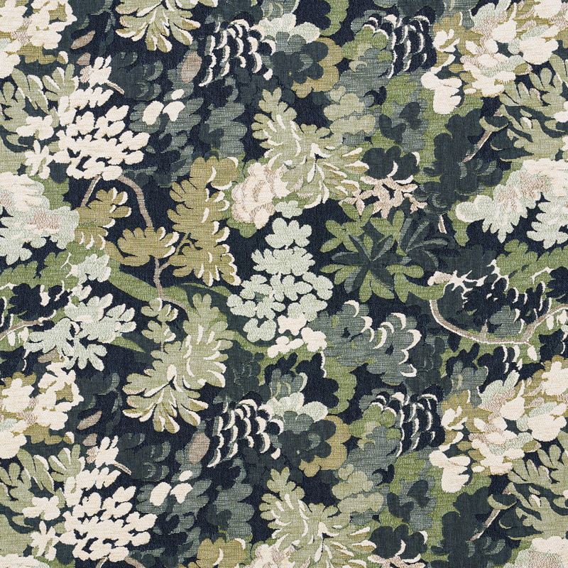 Tissu de tapisserie Verdure, Paon