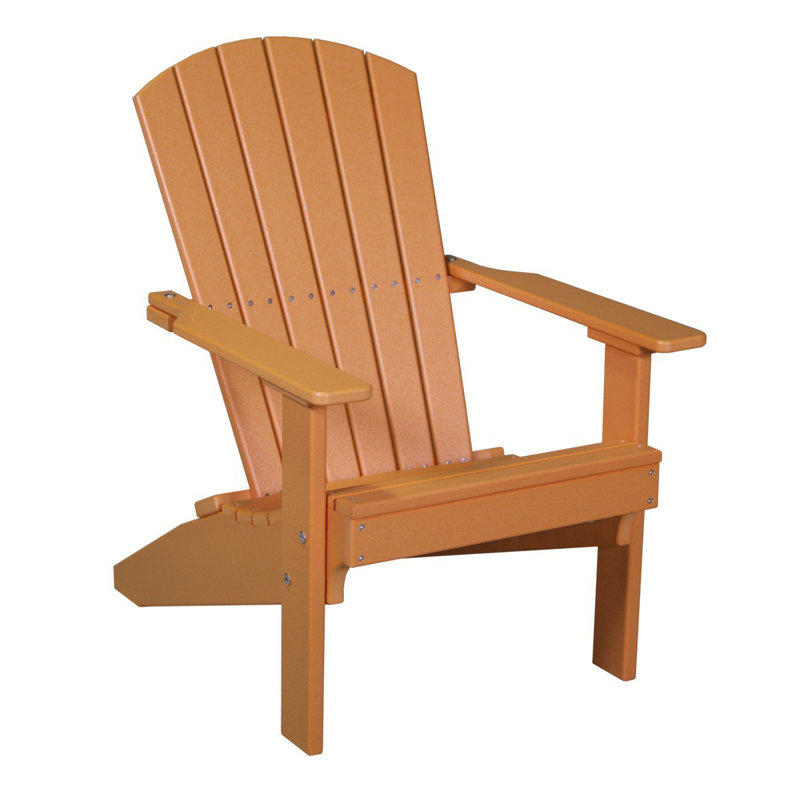 Chaise adirondack en plastique lakeside Kattamuri, Orange