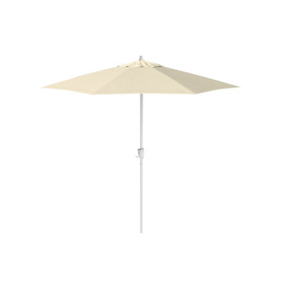 Parasol de marché en aluminium 7,5 pi avec manivelle inclinable en oléfine