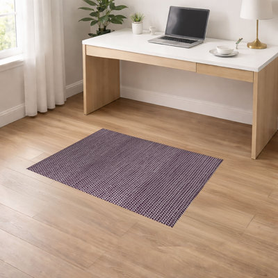 Tapis de bureau léger à chevrons