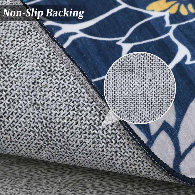 Tapis Namira avec envers antidérapant, Rectangle 5 pi x 7 pi