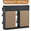 Armoire de rangement à chaussures à 4 tiroirs - Organisateur autoportant moderne avec seau basculant-741615386