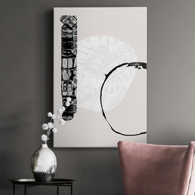 Zen Shapes I - Toile tendue avec châssis de qualité supérieure - prête à être accrochée