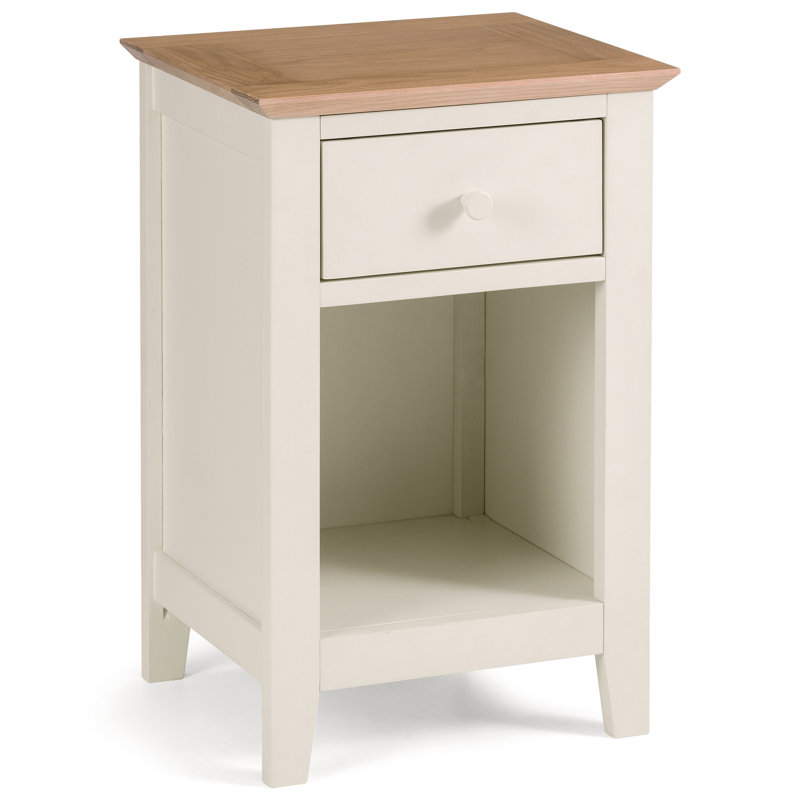 Bledsoe 40cm W Solid Wood Bedside Table