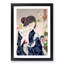 Girl by the Flowers by Tsukioka Yoshitoshi - Picture Frame Painting Print-55608404-55608406