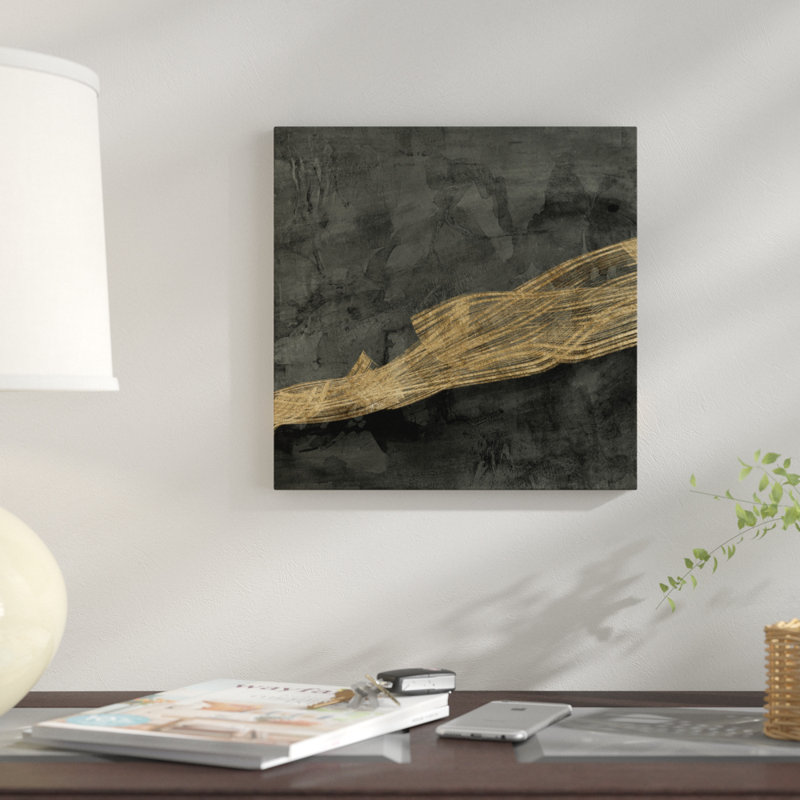 « tissé matrix iv », impression sur toile, H 12 po x l 12 po x P 1,5 po, Pas de tapis, Toile tendue