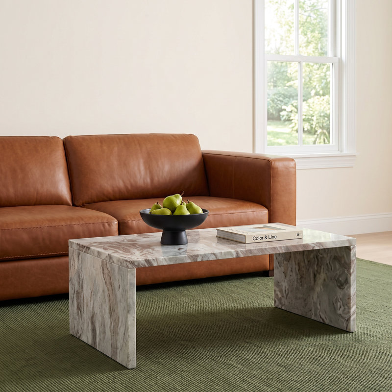 Nael Rosa Coffee Table Torrento Marble