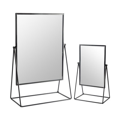 Harbour Housewares Dressing Table Mirror Set