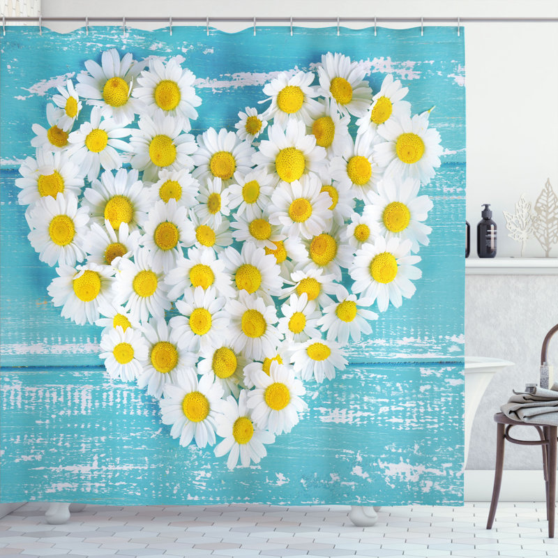 Ensemble de rideau de douche + crochets, H 70 po x l 69 po