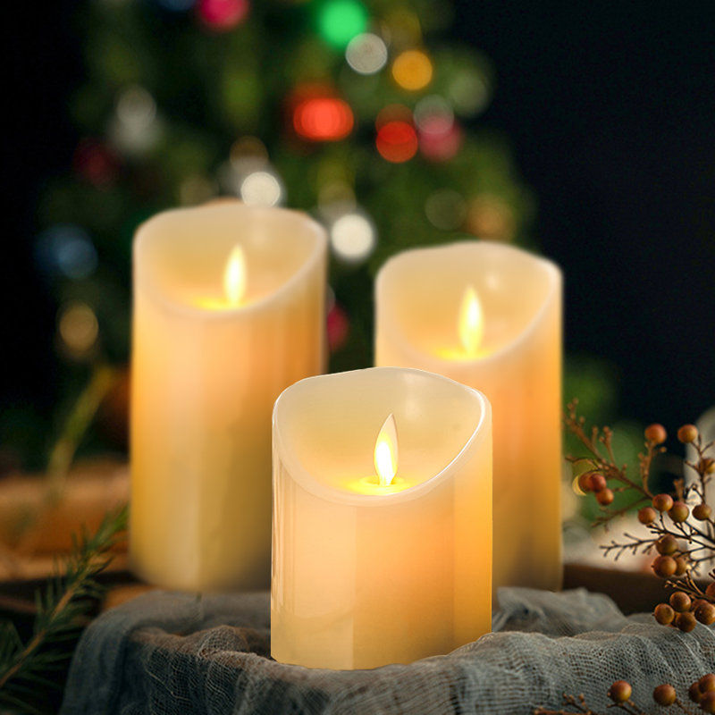 Unscented Pillar Candle