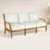Haley Teak Patio Sofa with Cushions