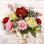 Peony, Rose, Mixed Assortment Arrangement in Vase
