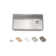 Strive® 32 In. Undermount Single-Bowl Workstation Kitchen Sink