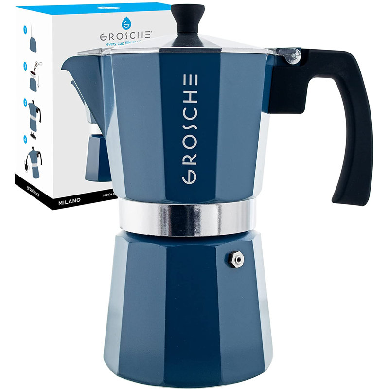 Machine à espresso Grosche Milano, 9 doses, Bleu