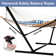 Cruce 55 Inch Large Double Hammock with Stand, 450lbs Capacity, Outdoor Portable Hammock with Curved Sprea