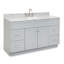 Ensemble de meuble-lavabo simple 61 po Partham-94350843
