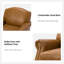 Farleigh Faux Leather Armchair-182266375