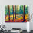 An Expressive Summer Forest - Wrapped Canvas Print-66684450