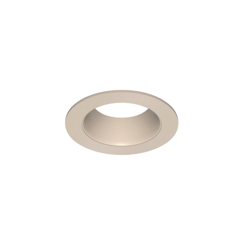 CSL Lighting Eco-Downlight 3" Standard Round Trim, Black, Brushed Gold