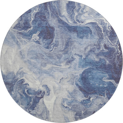 Premium Machine Washable Mehara AMF1687 Abstract Rug