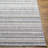 Striped Blue/Charcoal Indoor/Outdoor Area Rug-821619741
