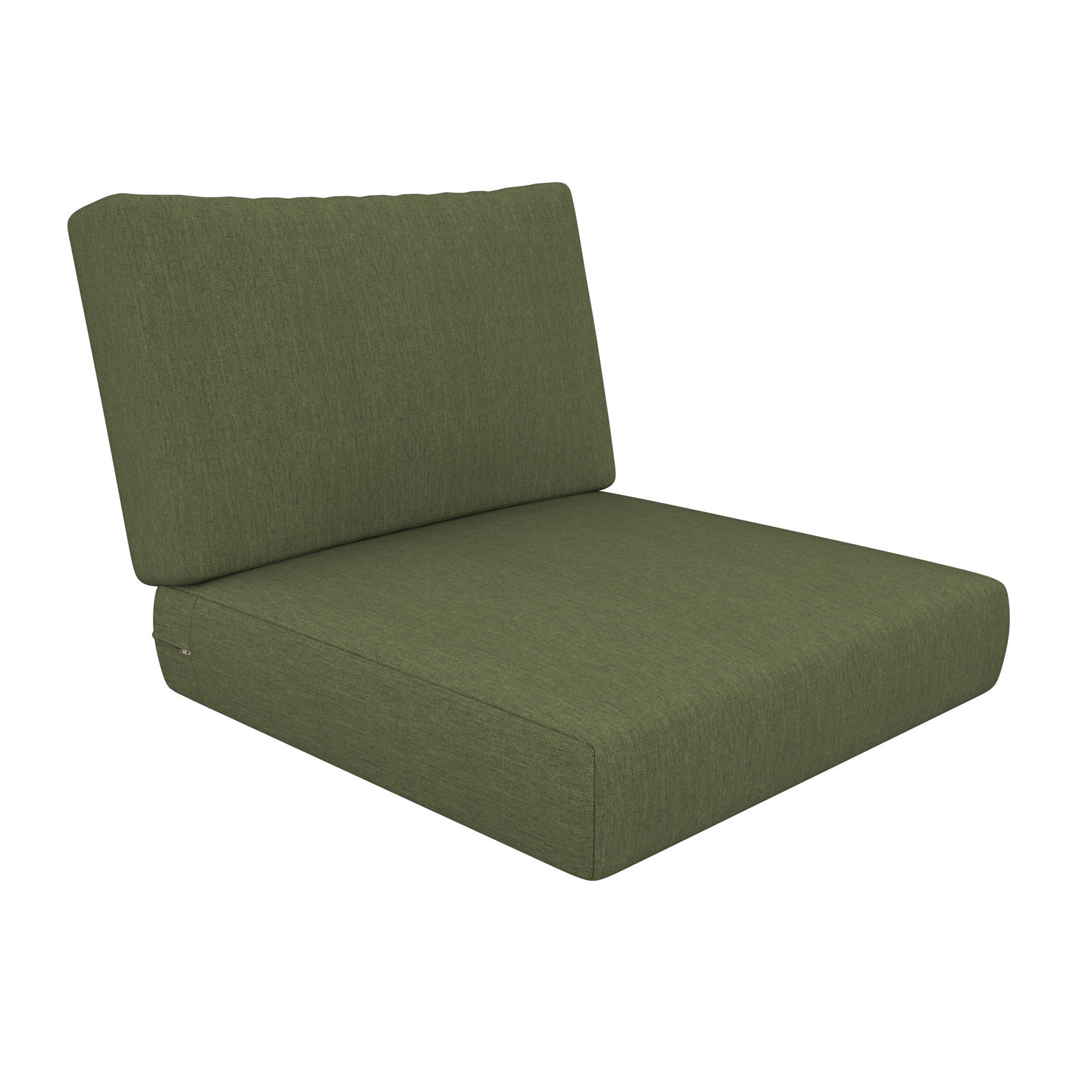 Amala Sunbrella® Seat and Back Cushion, Sunbrella® Canvas Fern, 28.5" W x 28.5" D