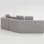 Canapé en velours moderne entièrement compressé avec rembourrage haute densité et aucun assemblage requis, parfait pour les espaces de vie confortables.-305570398