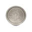 Table d'appoint ronde avec finition argentée et design en fer martelé-1776200728