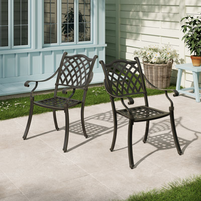 Tukhig Premium All-Weather Wicker Outdoor Dining Armchair