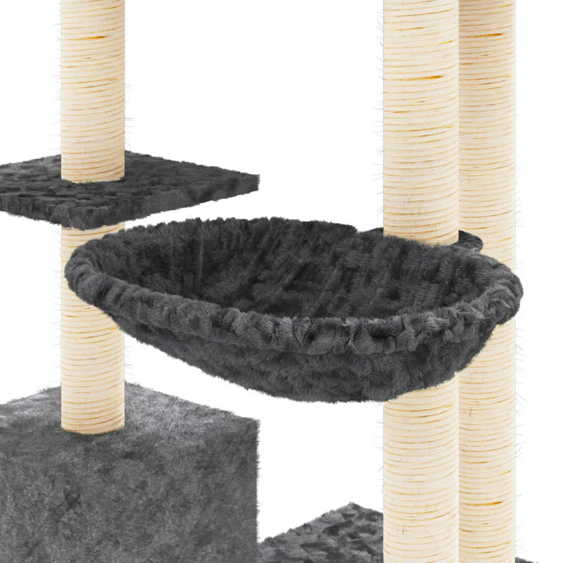 Frey 142 cm H Cat Tree / Condo, Dark Grey