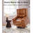 43.3" Wide Oversized Electric Power Lift Recliner with Heat and Massage, PU Leather Recliner Chair for Elderly-476126012