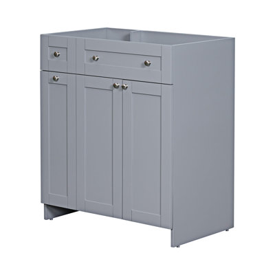 Base de meuble-lavabo moderne avec deux portes