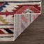 Tapis Bolme Southwestern en beige et rouge-825461953