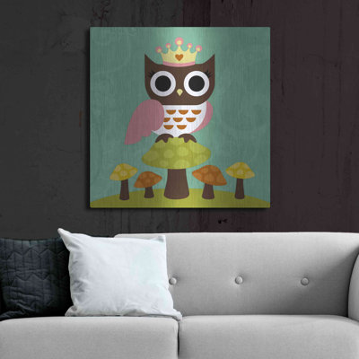 «Princess Owl» par Nancy Lee, art mural en métal