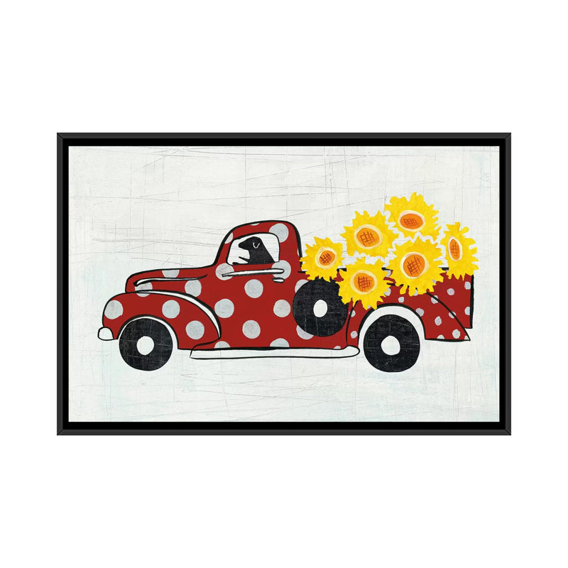 «Modern Americana Farm VI», art sur toile, H 18 po x l 26 po x P 1,5 po, Toile avec cadre noir