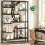 Alviina 69.3 cm H x 39.4 cm W Geometric Bookcase