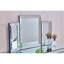 Miroir contemporain pliant rectangulaire, 31 po x 20 po, encadré, élégant pour la chambre à coucher, le salon, le vestibule, décoration murale 31 po x 20 po, conception murale moderne, construction, décoration adaptée