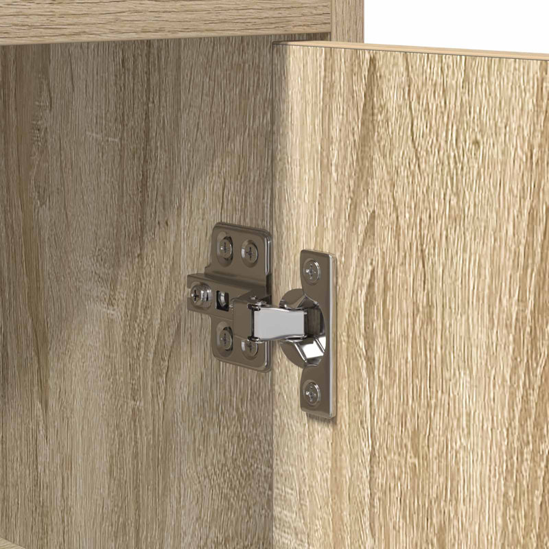 40cm W Composite Bedside Table, Sonoma Oak