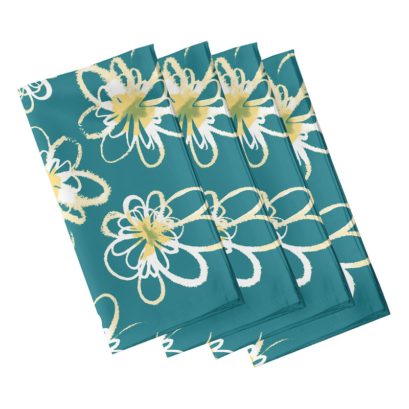 Ensemble de serviettes 4 pièces Slezak, Bleu sarcelle