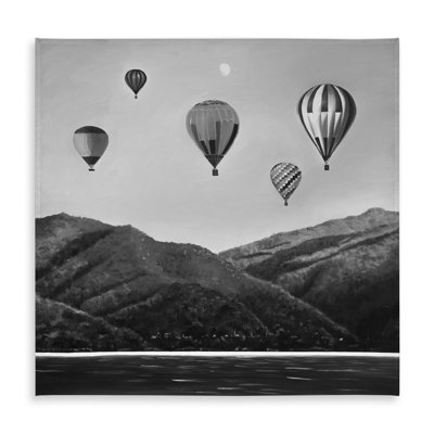 Air Balloon Landscape Tablecloth | Indoor/Outdoor Home Decor