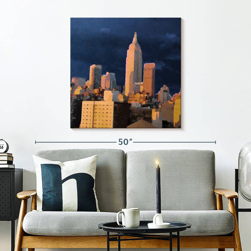 Lilie The City I, 30" H x 30" W