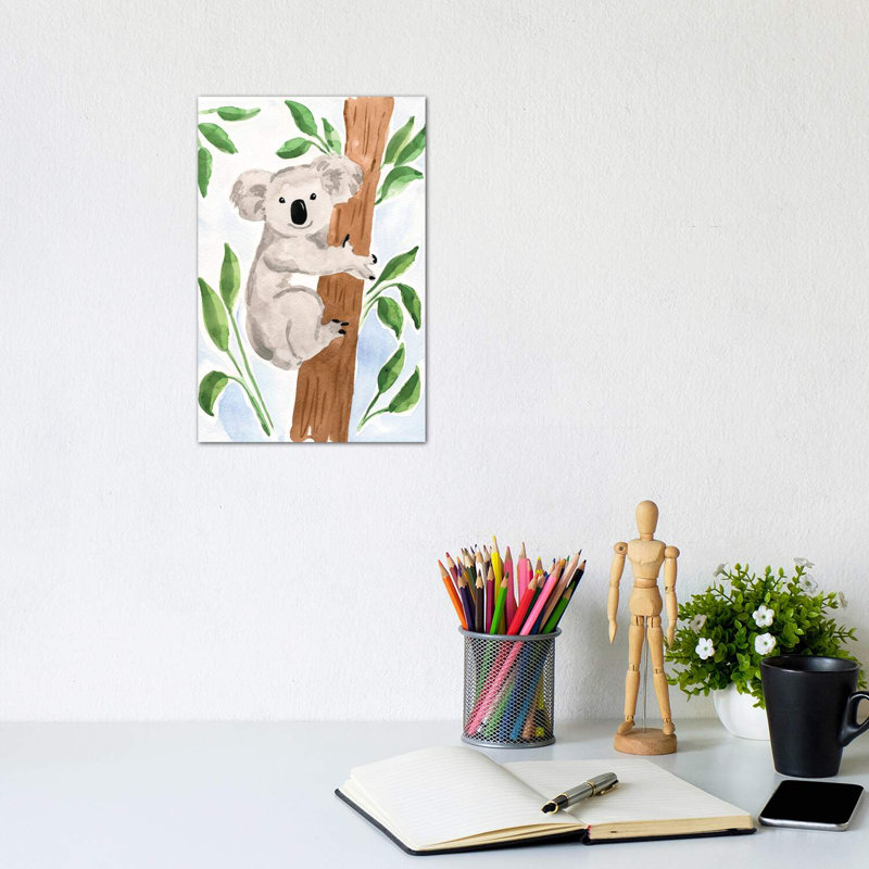 Koala Bear by Sabina Fenn - Wrapped Canvas Painting, 20.32 cm H x 30.48 cm W