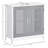 Kleankin Modern Under Sink Cabinet With 2 Doors, Adjustable Shelves, And U-Shaped Design For Maximum Storage Efficiency-1490751308