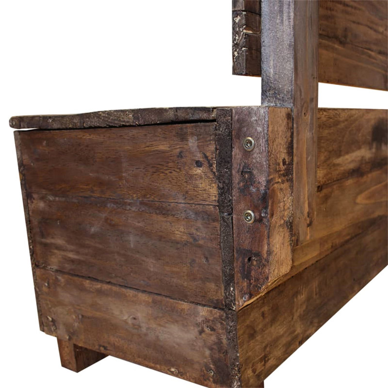 Linford Upholstered Bench with Flip Top