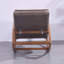 Chaise berçante classique en acajou