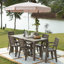 Table de patio 6 places Ebern Designs Waconia-383169432