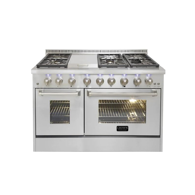 Cuisinière au gaz 48 po CROWN Professional
