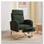 Chaise berçante avec pieds en bois massif-1099353832