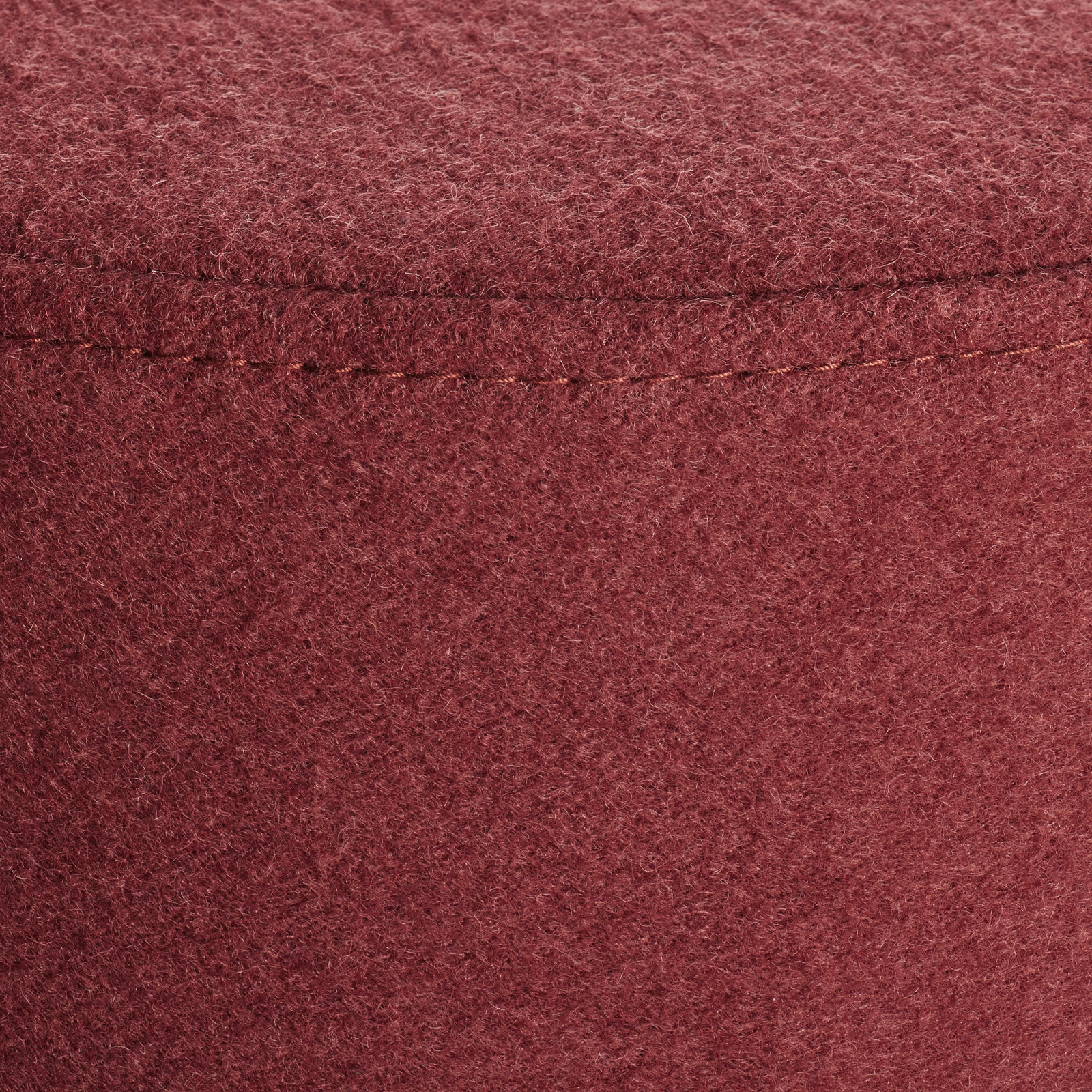 Bumper Upholstered Pouf, Vesper Brick